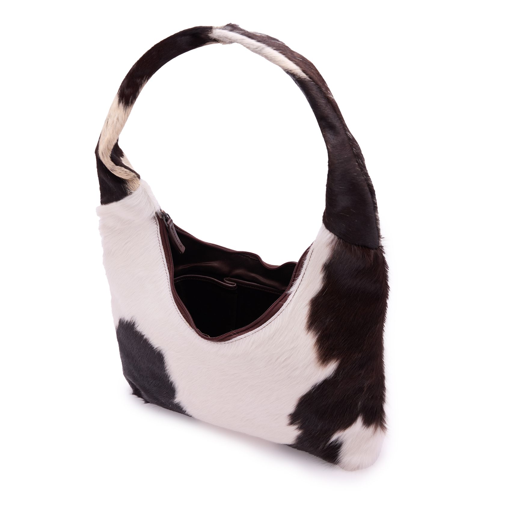 Schoudertas met cowprint