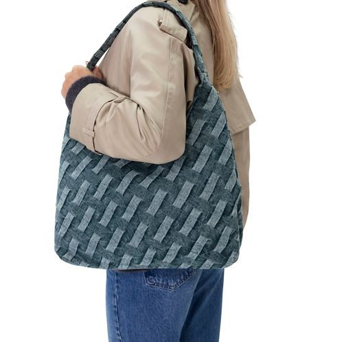 Handtasche in Denim-Optik