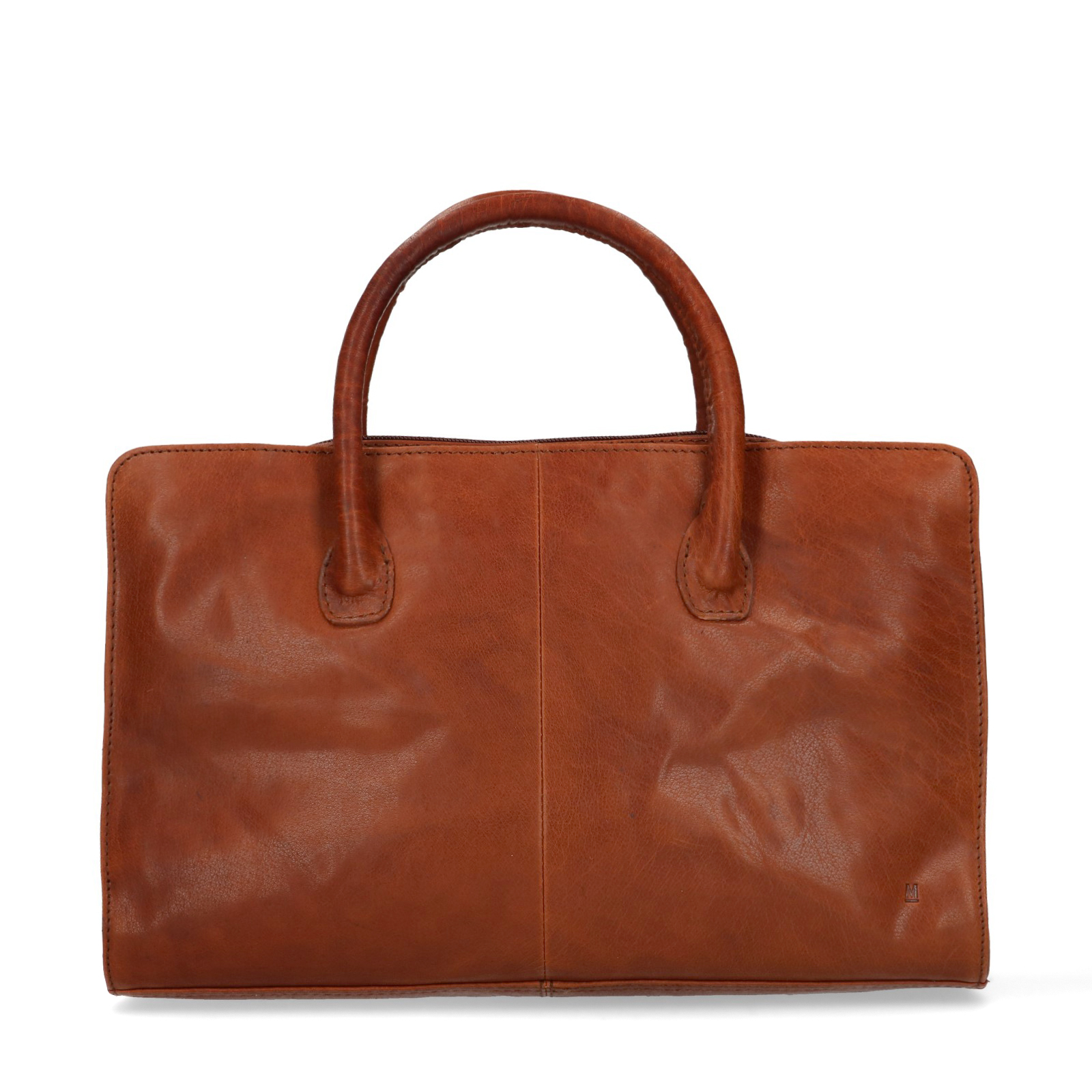 Bruine cognac handtas Handtassen Manfield Manfield