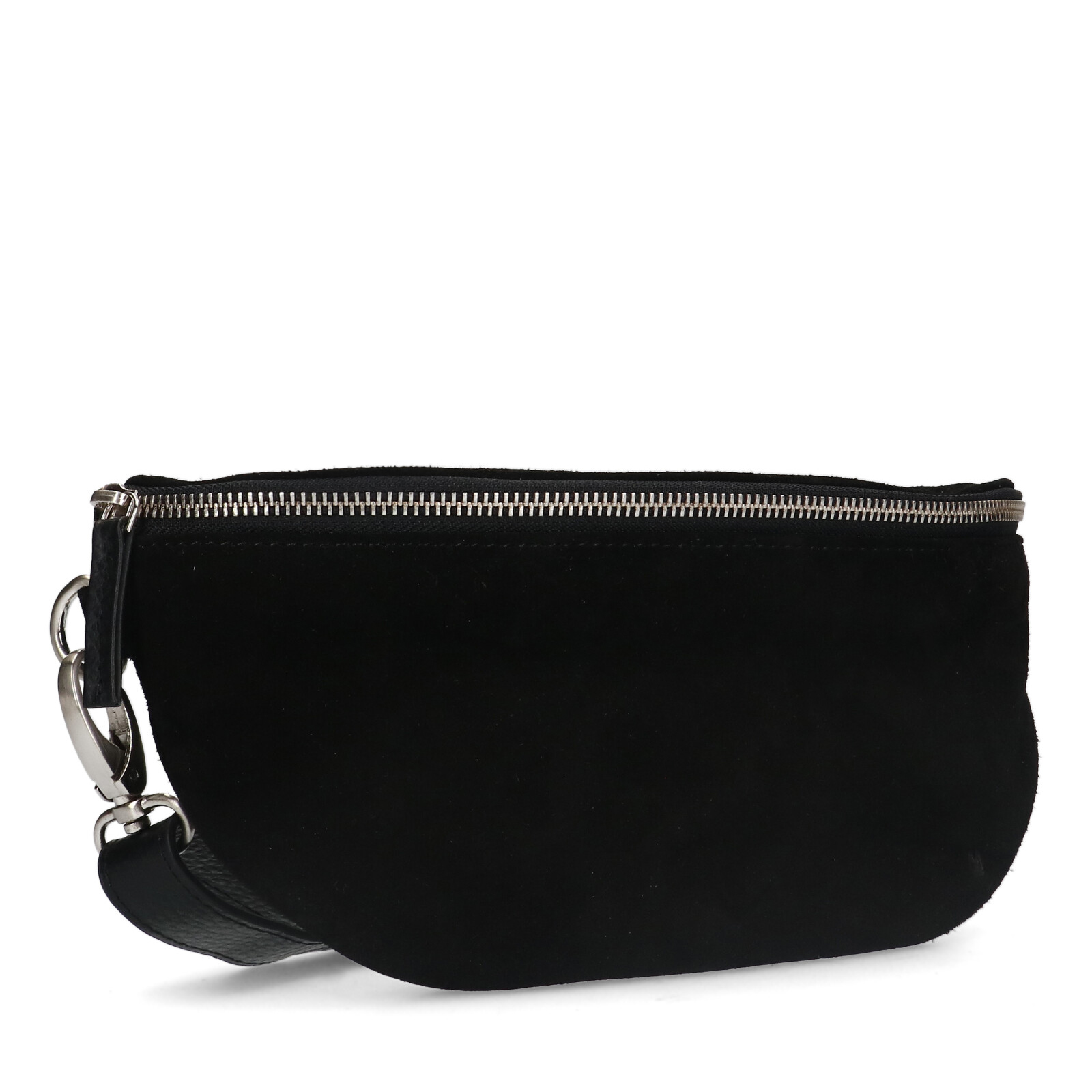 Black suede bum discount bag