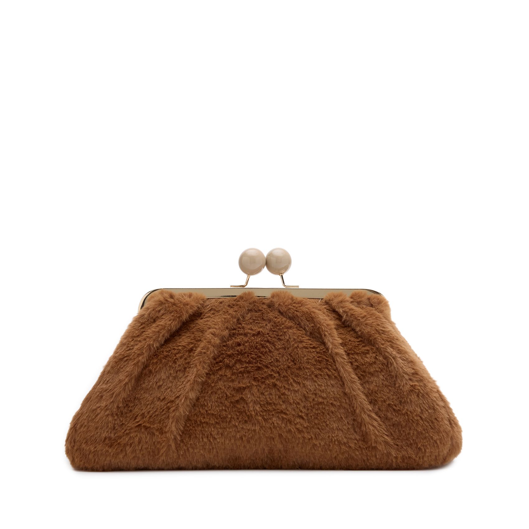 Bruine fur clutch