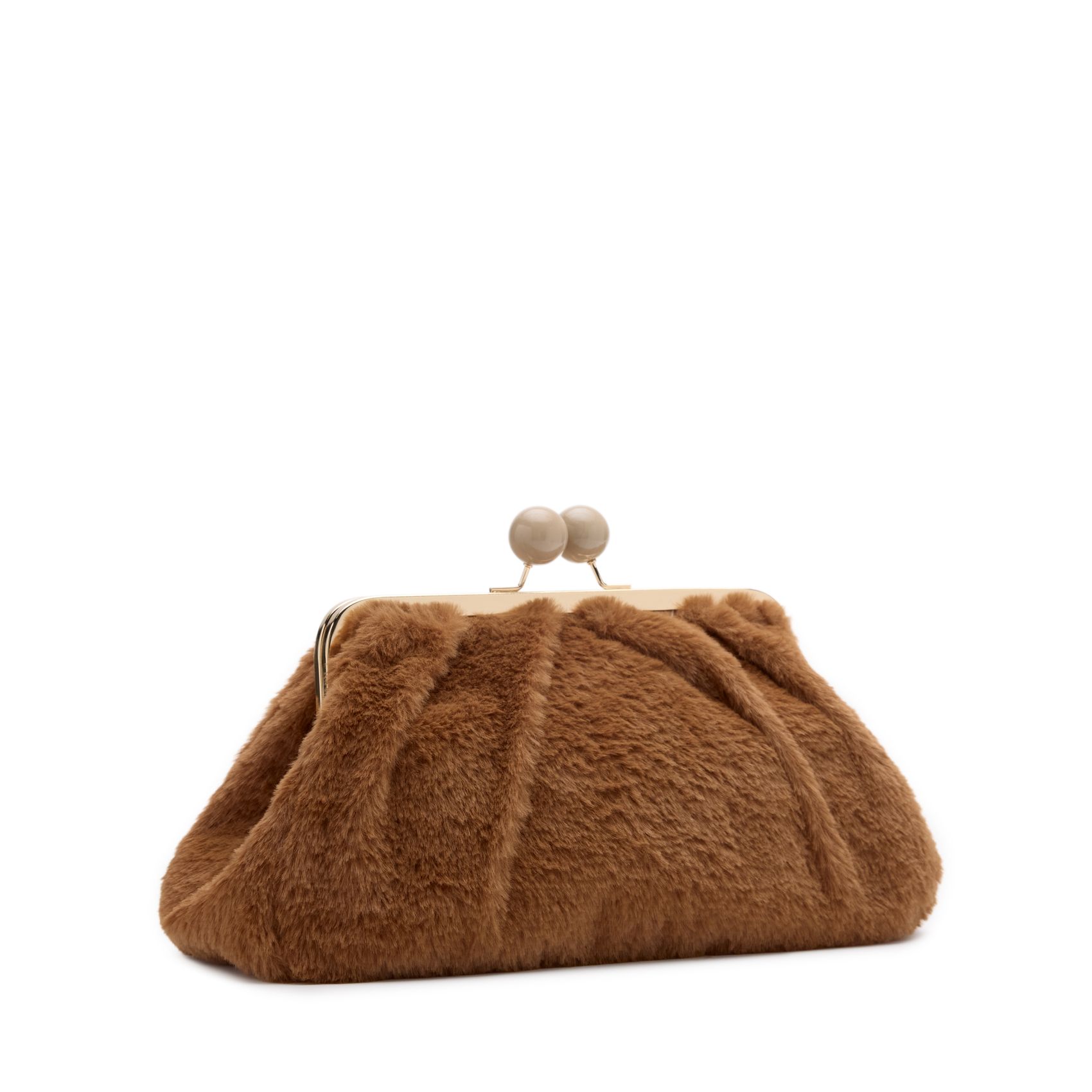 Bruine fur clutch