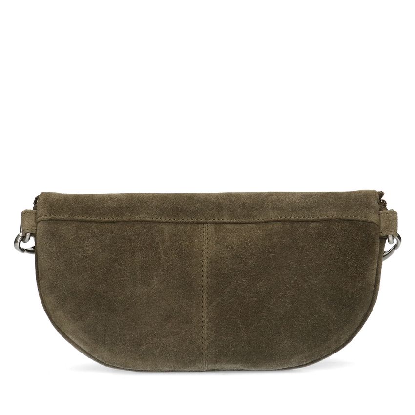 Groene suède bum bag