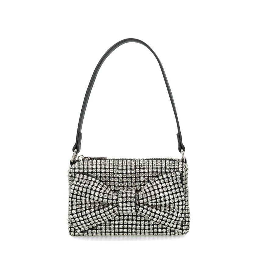 Glitzer-Handtasche mit Schleife