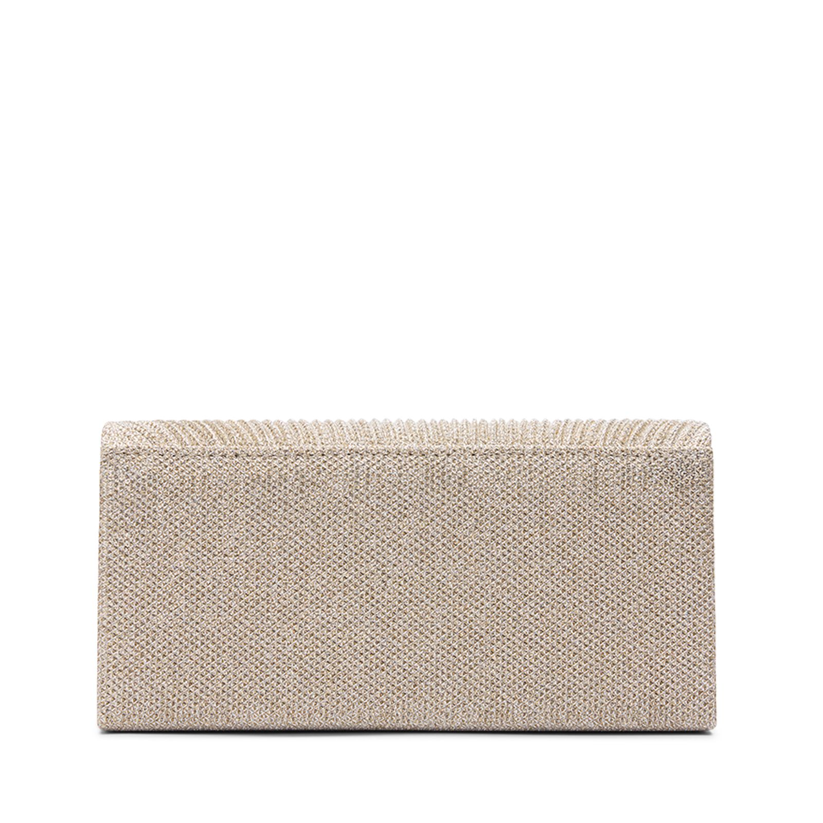 Zilveren glitter clutch