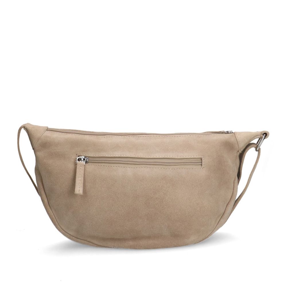 Beige suède bum bag