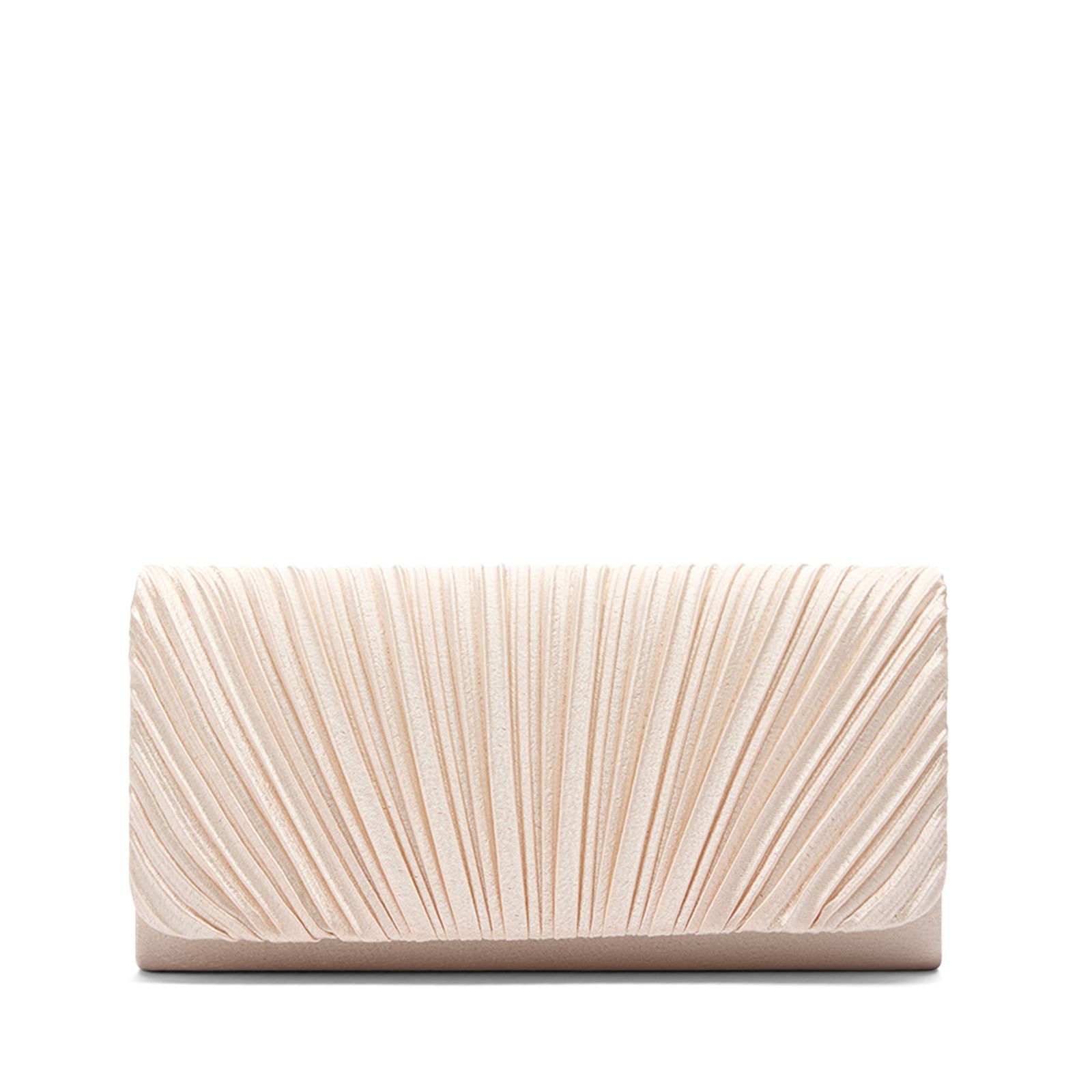 Beigefarbene Clutch