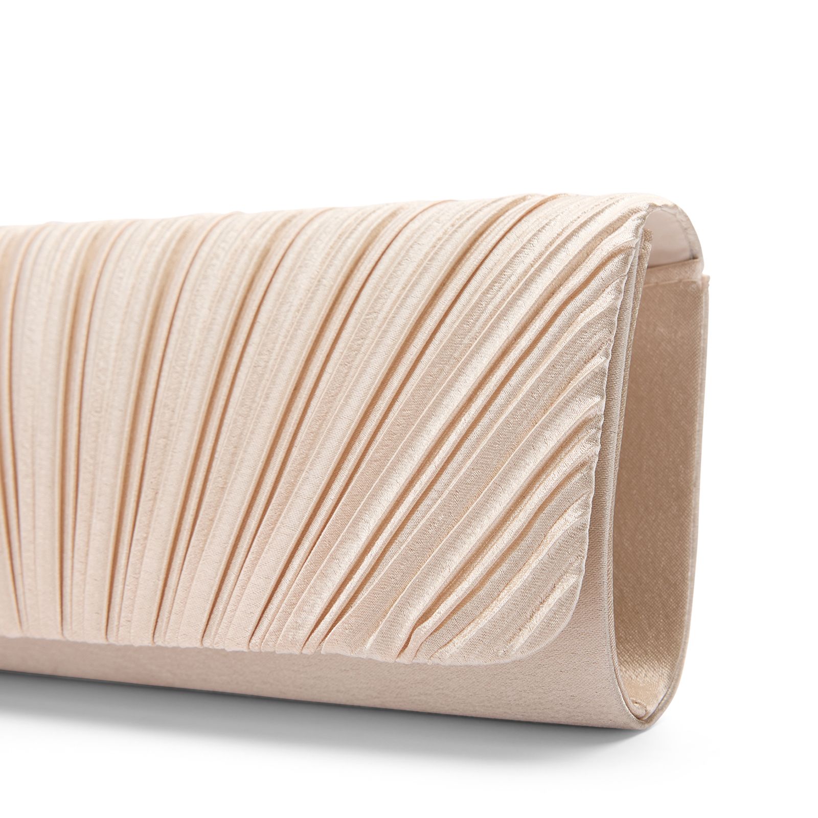 Beigefarbene Clutch