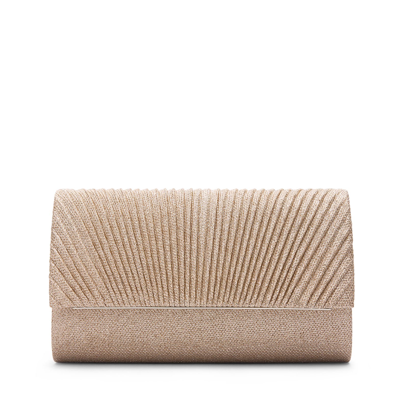 Goldfarbene Glitzer-Clutch