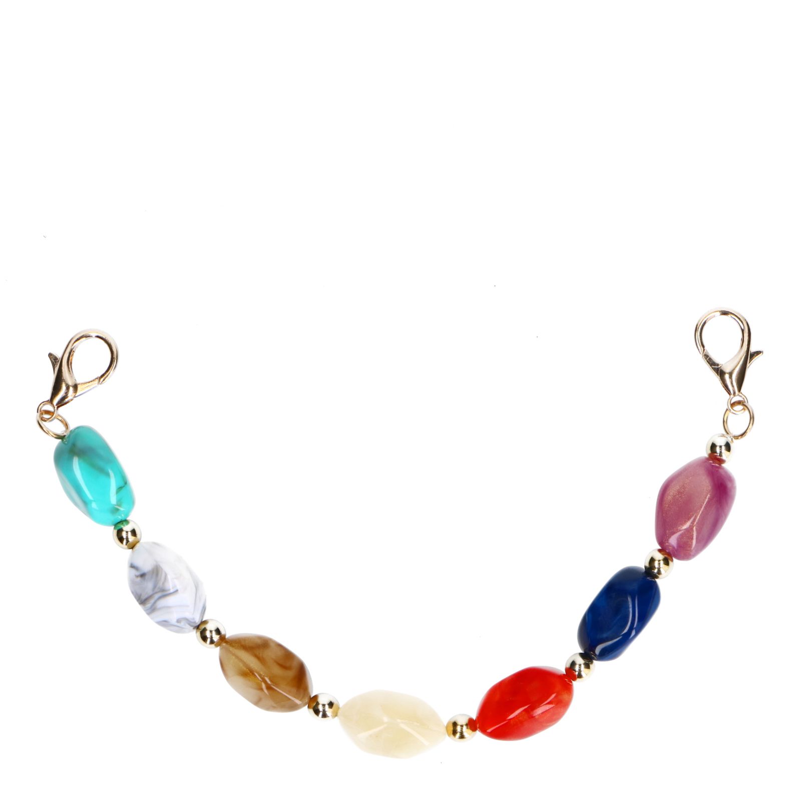Multicolor bag charm