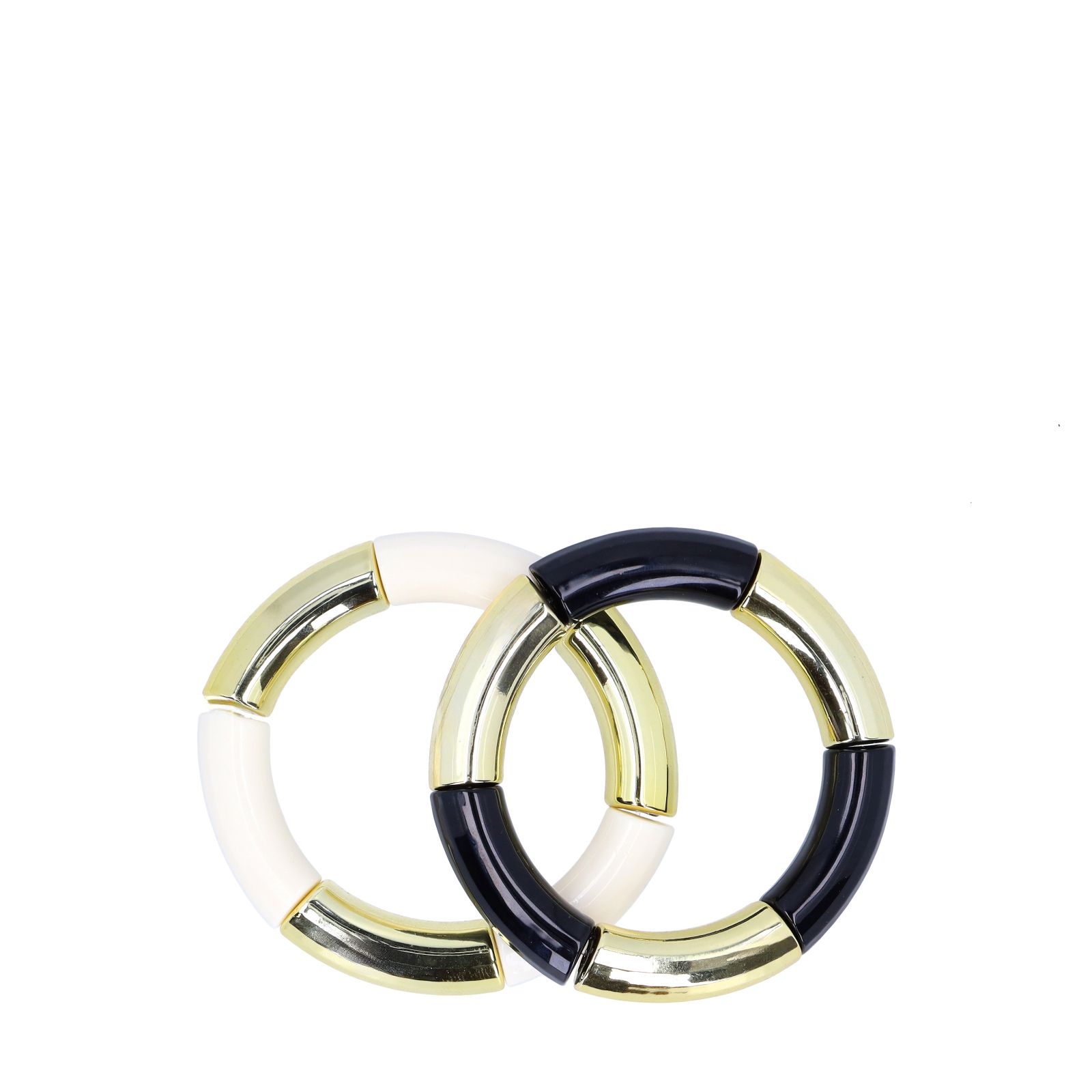 Elastische goldfarbene Armbänder