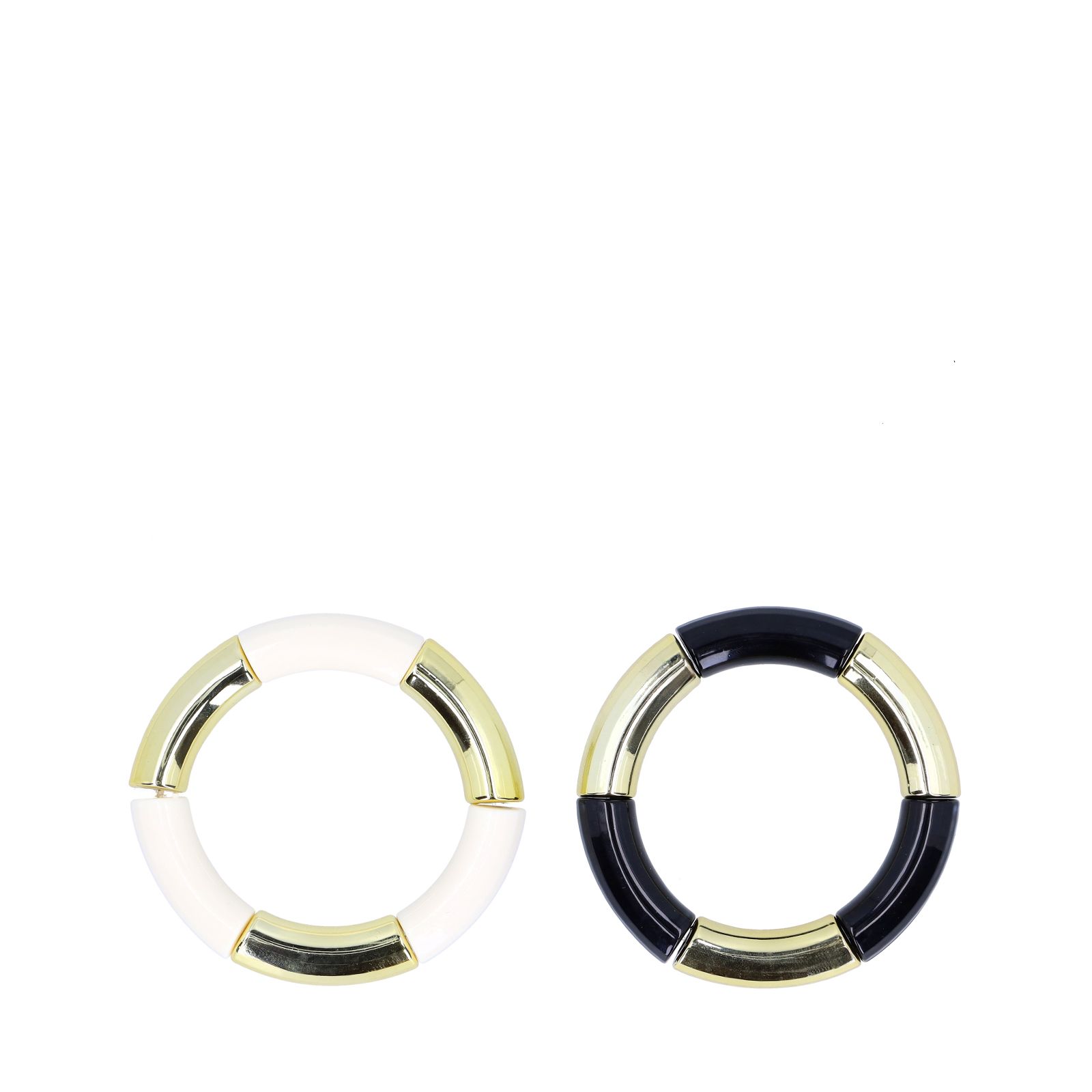 Elastische goldfarbene Armbänder