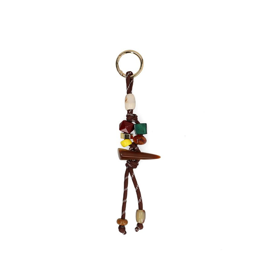 Dunkelbrauner Taschen-Charm
