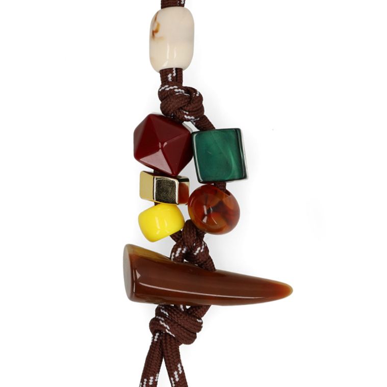 Dunkelbrauner Taschen-Charm