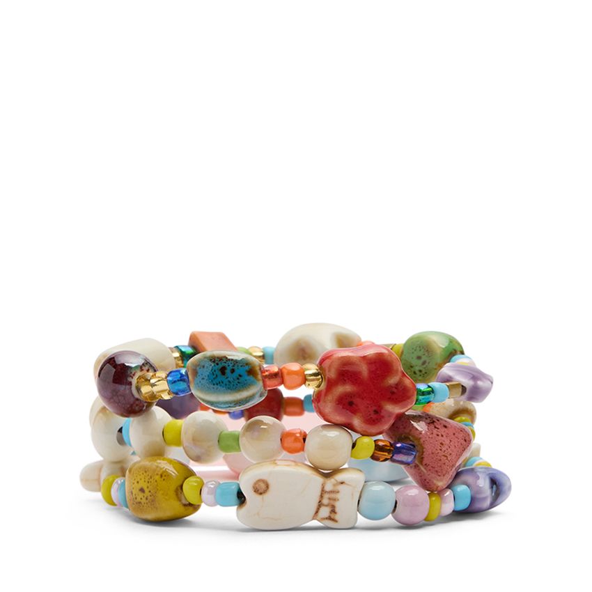 Multicolor 3-pack kralenarmbanden