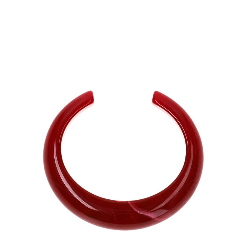 Roodkleurige bangle armband