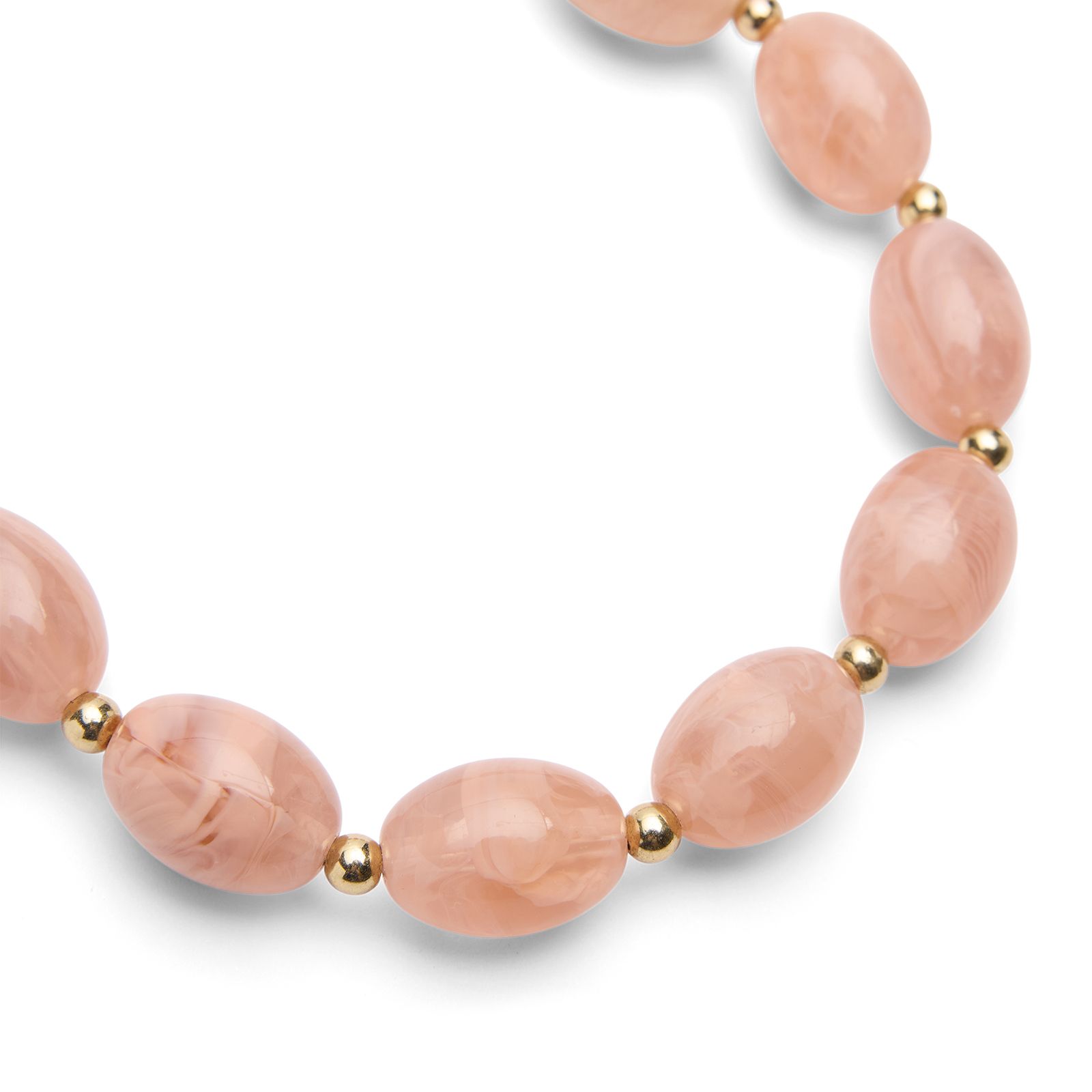 Roséfarbene Perlenkette