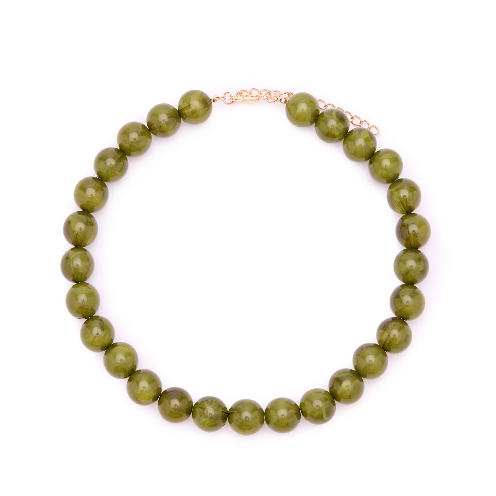Grüne Perlenkette