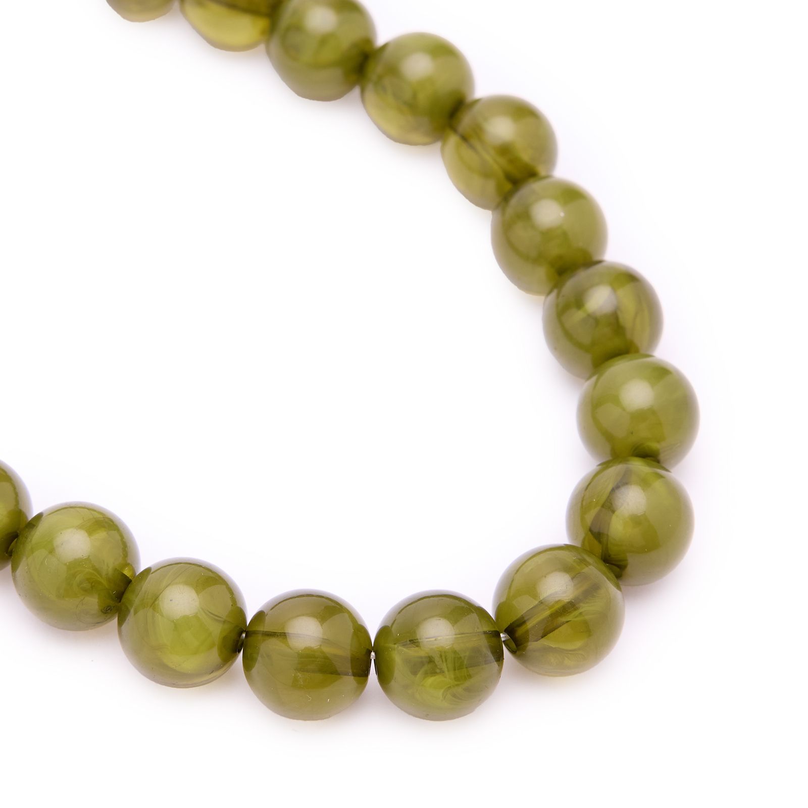 Grüne Perlenkette