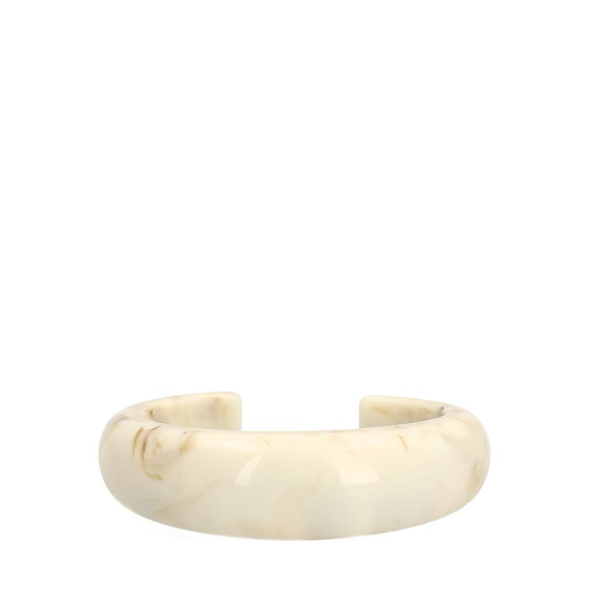 Off white bangle armband