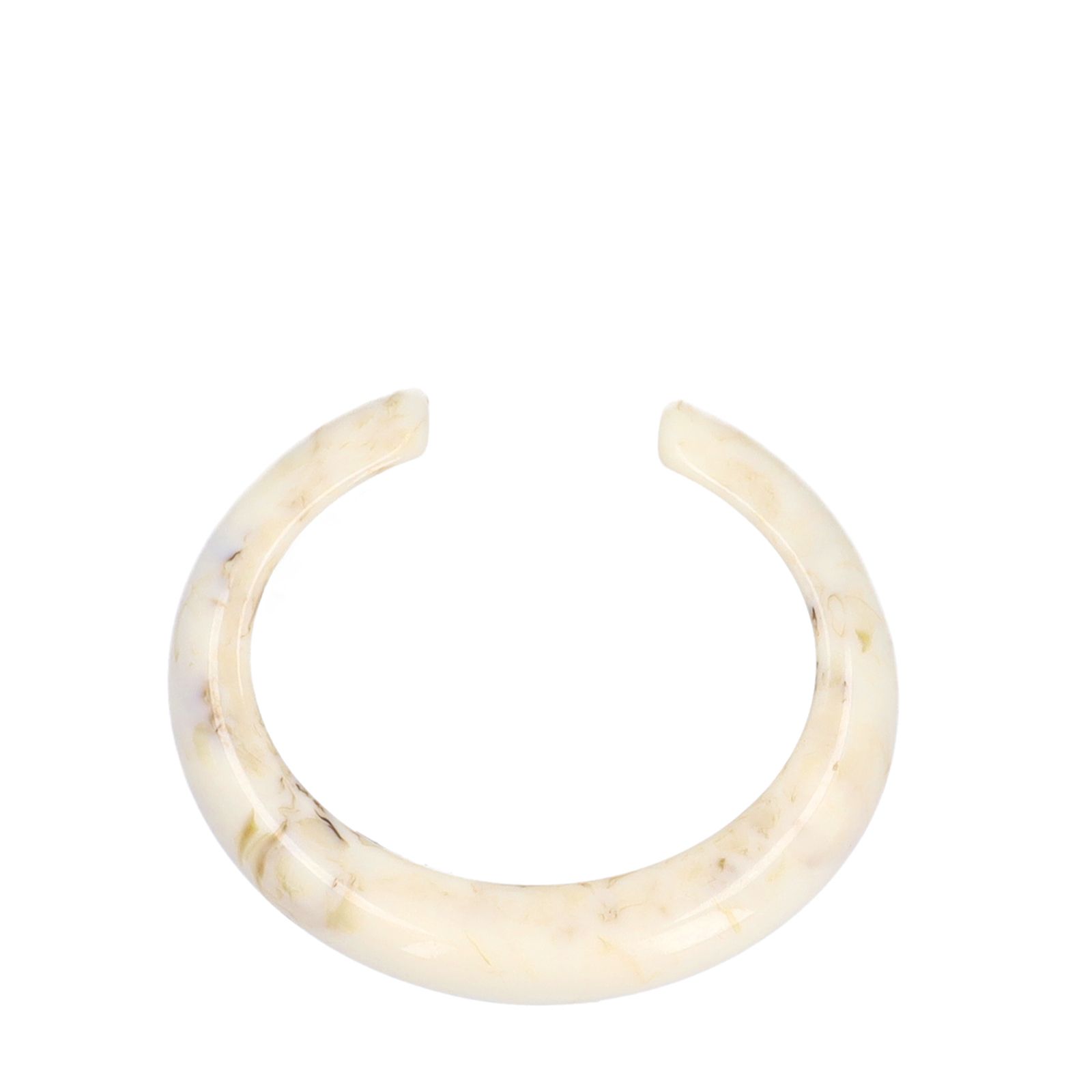 Off white bangle armband