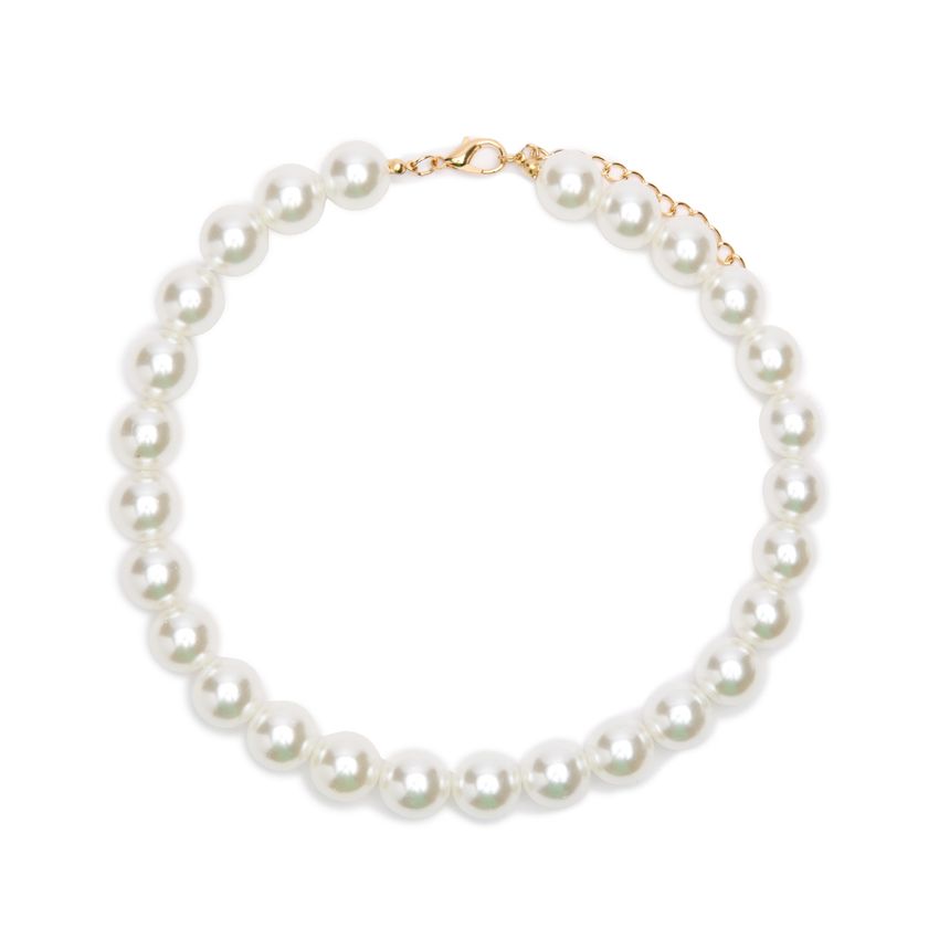 Offwhite Perlenkette
