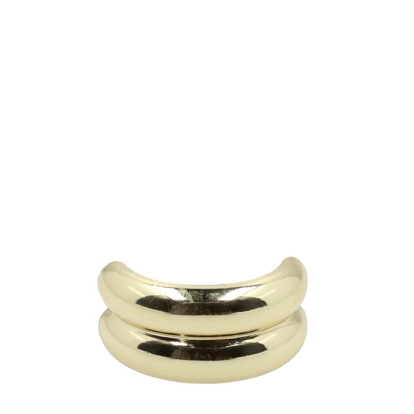 Haargummi mit goldfarbenem Detail