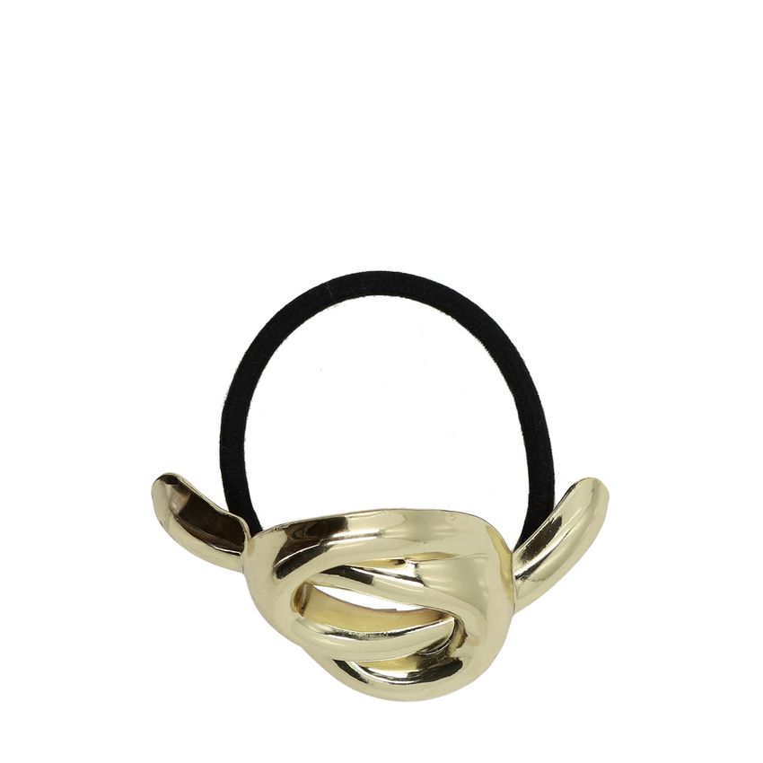Haargummi mit goldfarbenem Detail