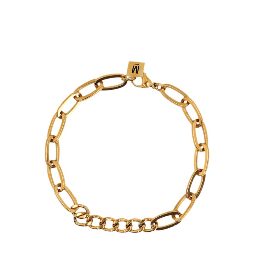 Goldfarbenes Gliederarmband