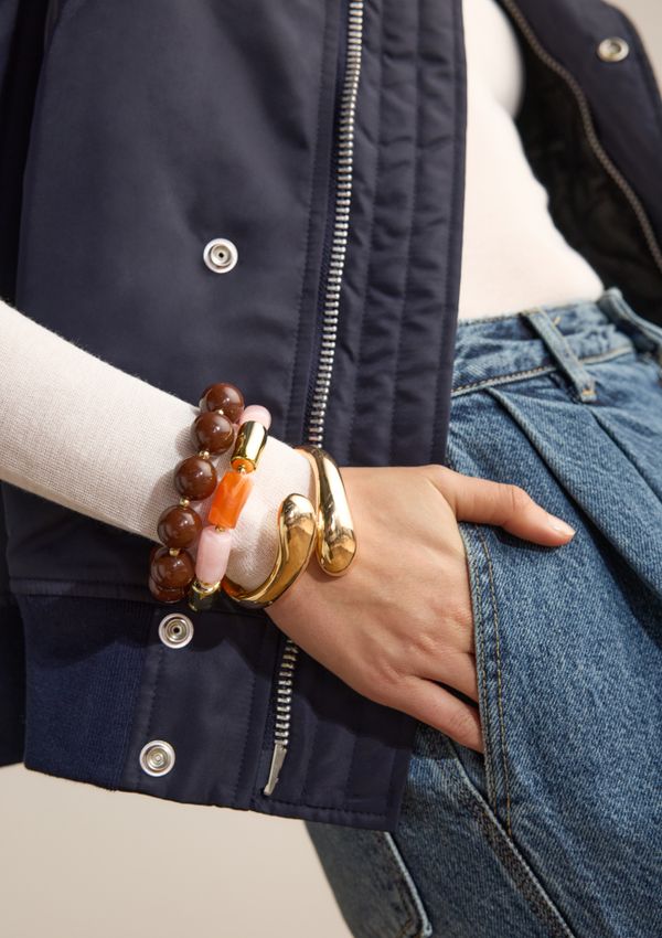 Goudkleurige bangle armband