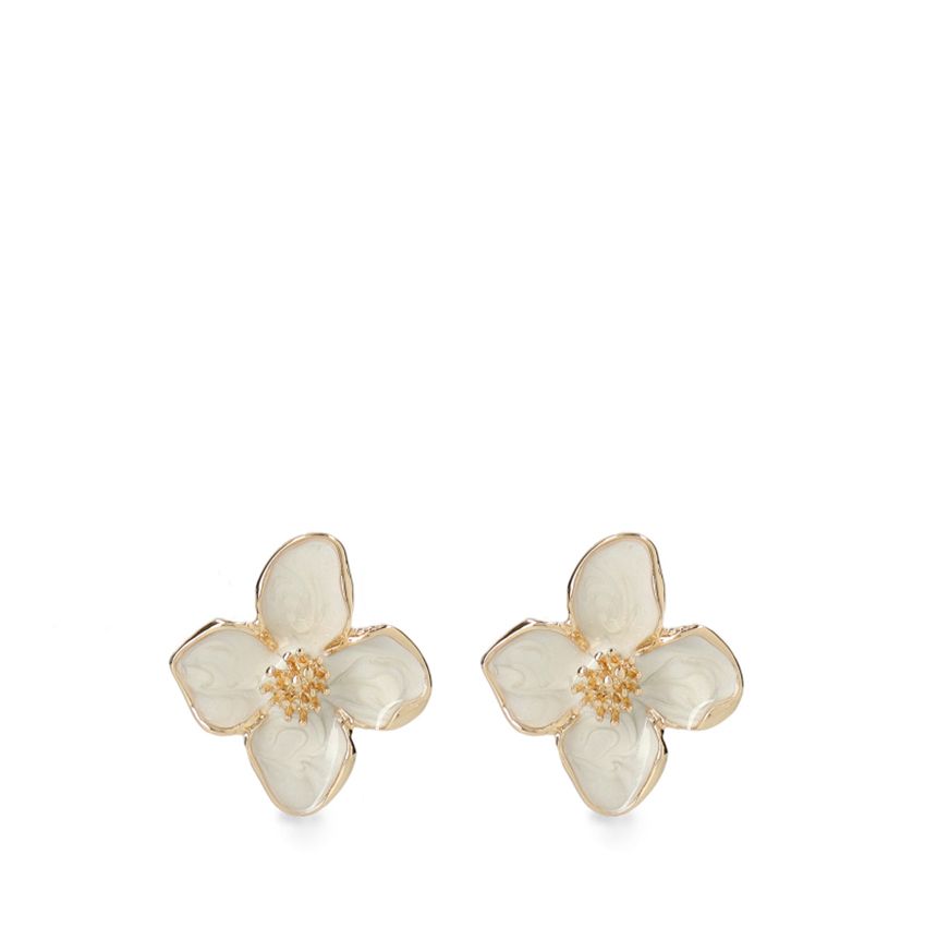 Gelbe Blumen-Ohrringe