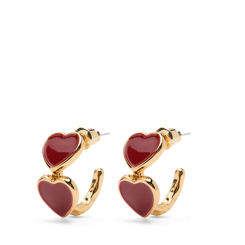 Rode hartjes ringetjes