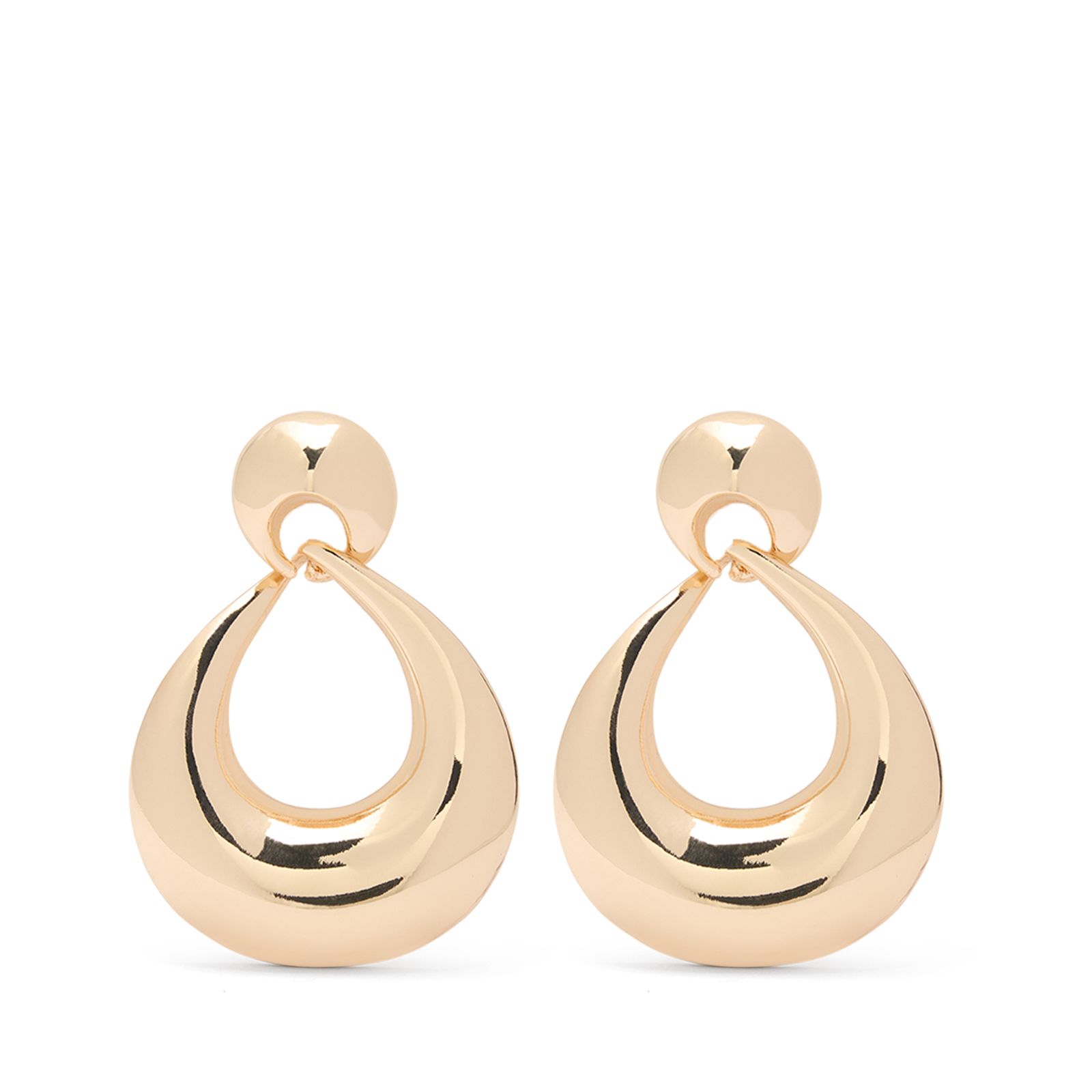 Gouden statement oorbellen