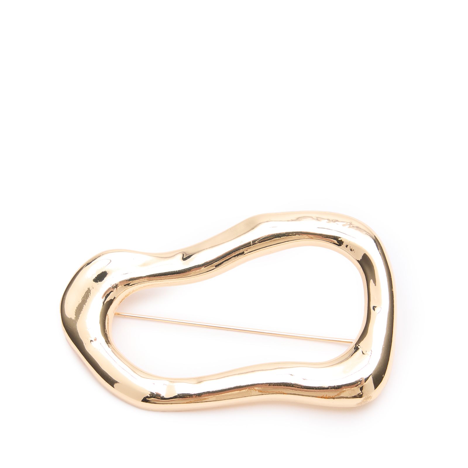 Goldfarbene Brosche