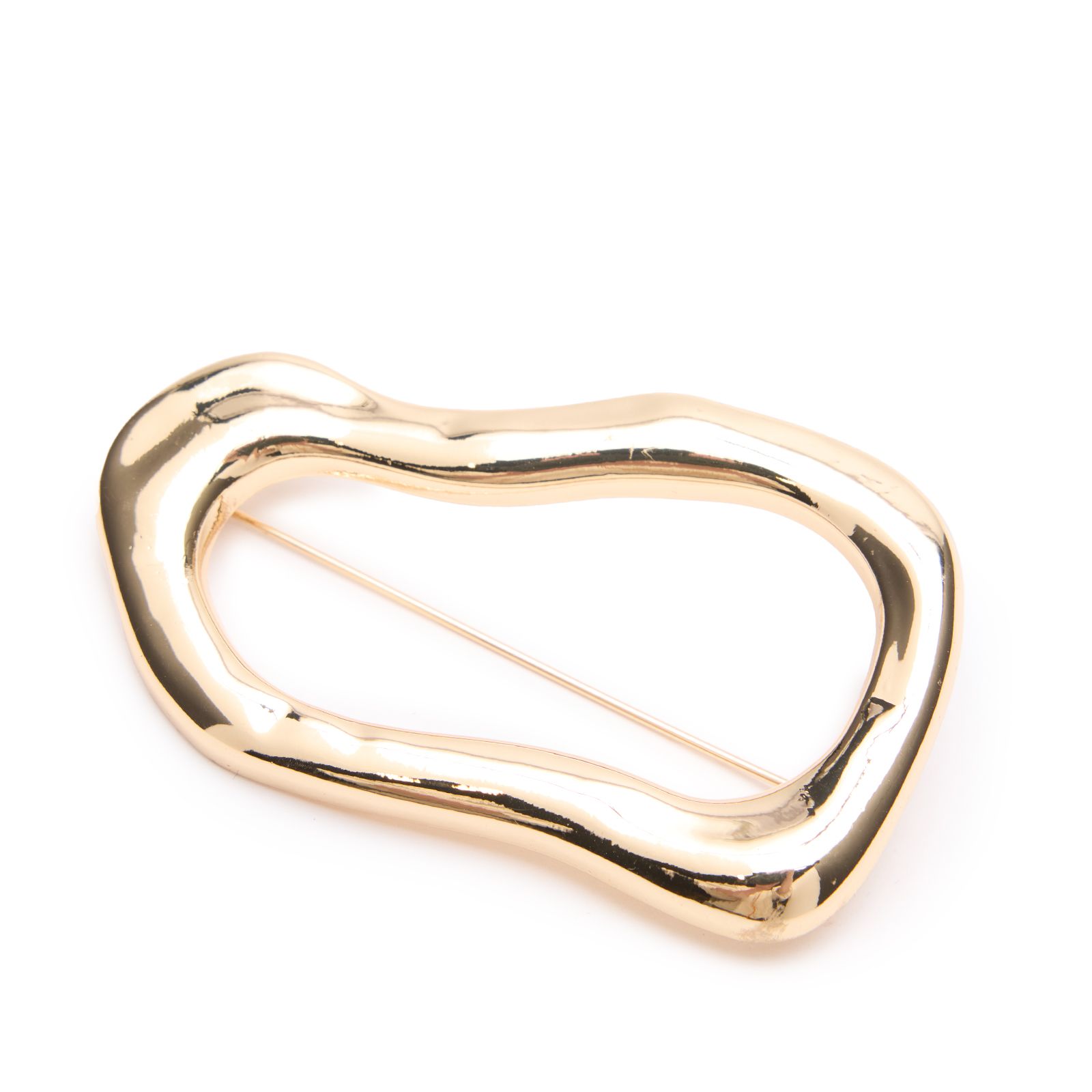 Goldfarbene Brosche