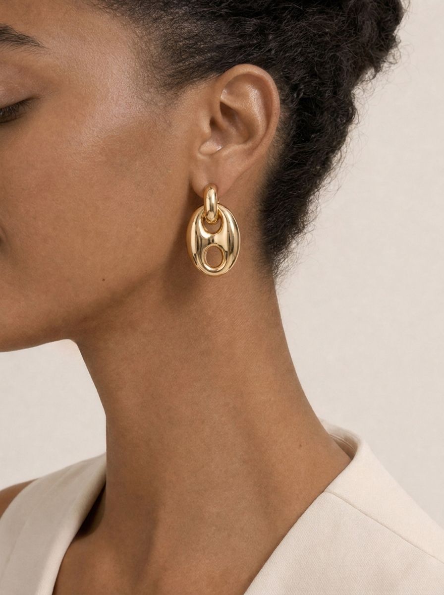 Gouden oorhangers