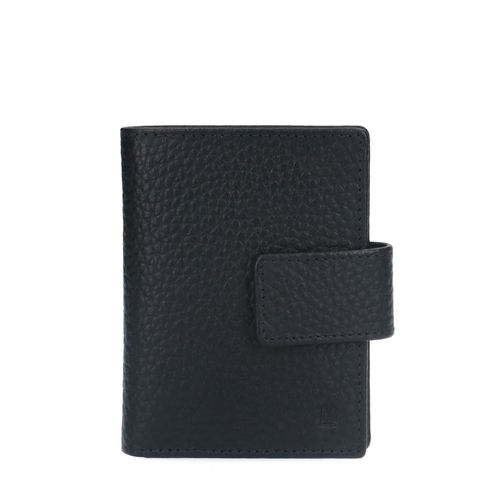 Schwarzes Leder-Portemonnaie