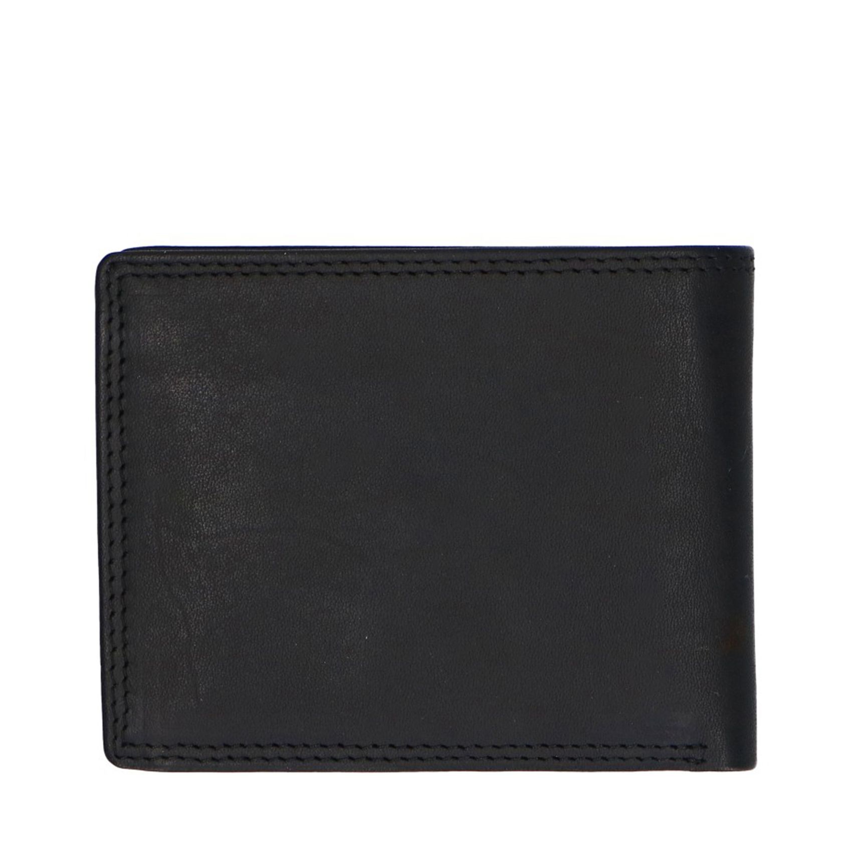 Schwarzes Leder-Portemonnaie