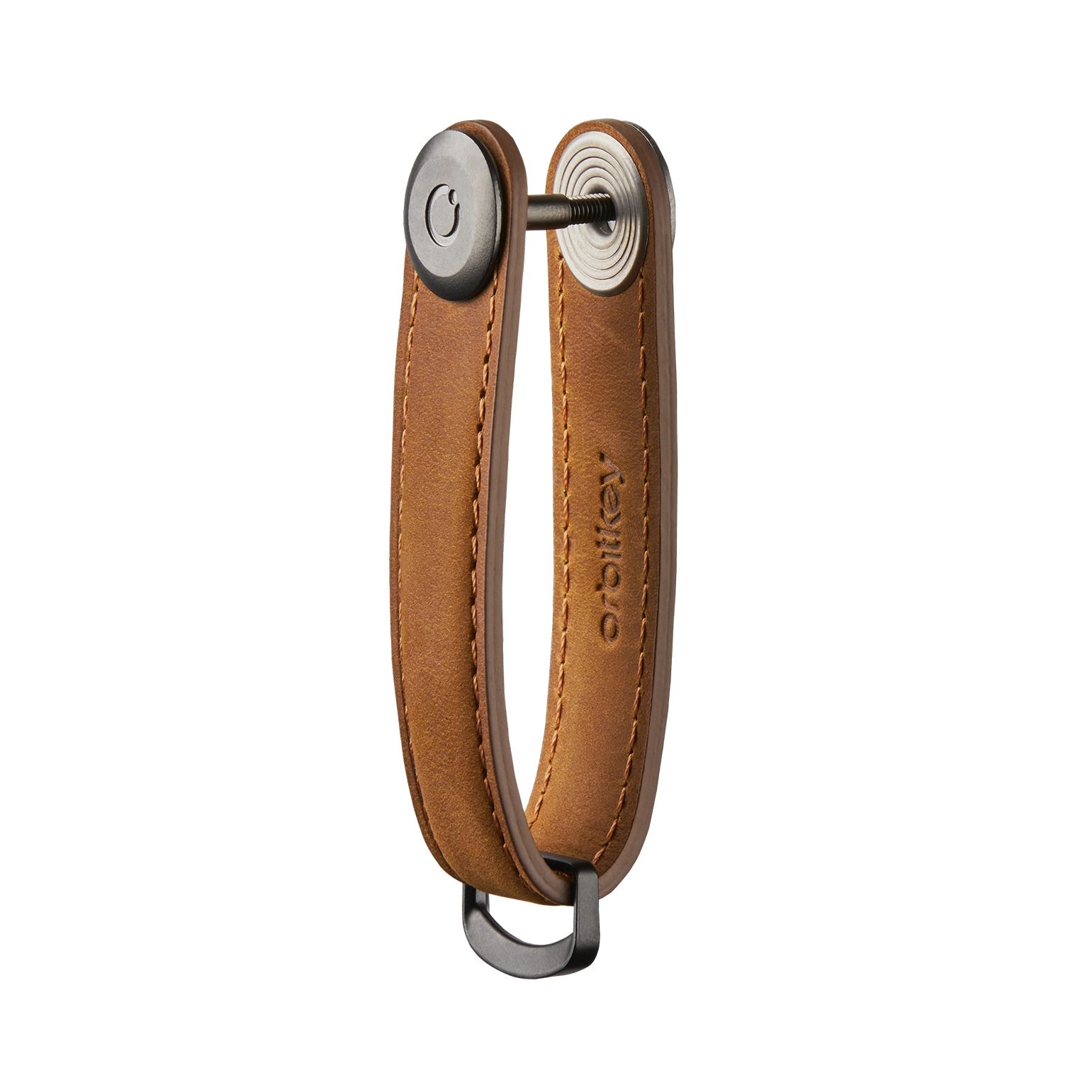 Bruine leren Orbitkey sleutelhanger