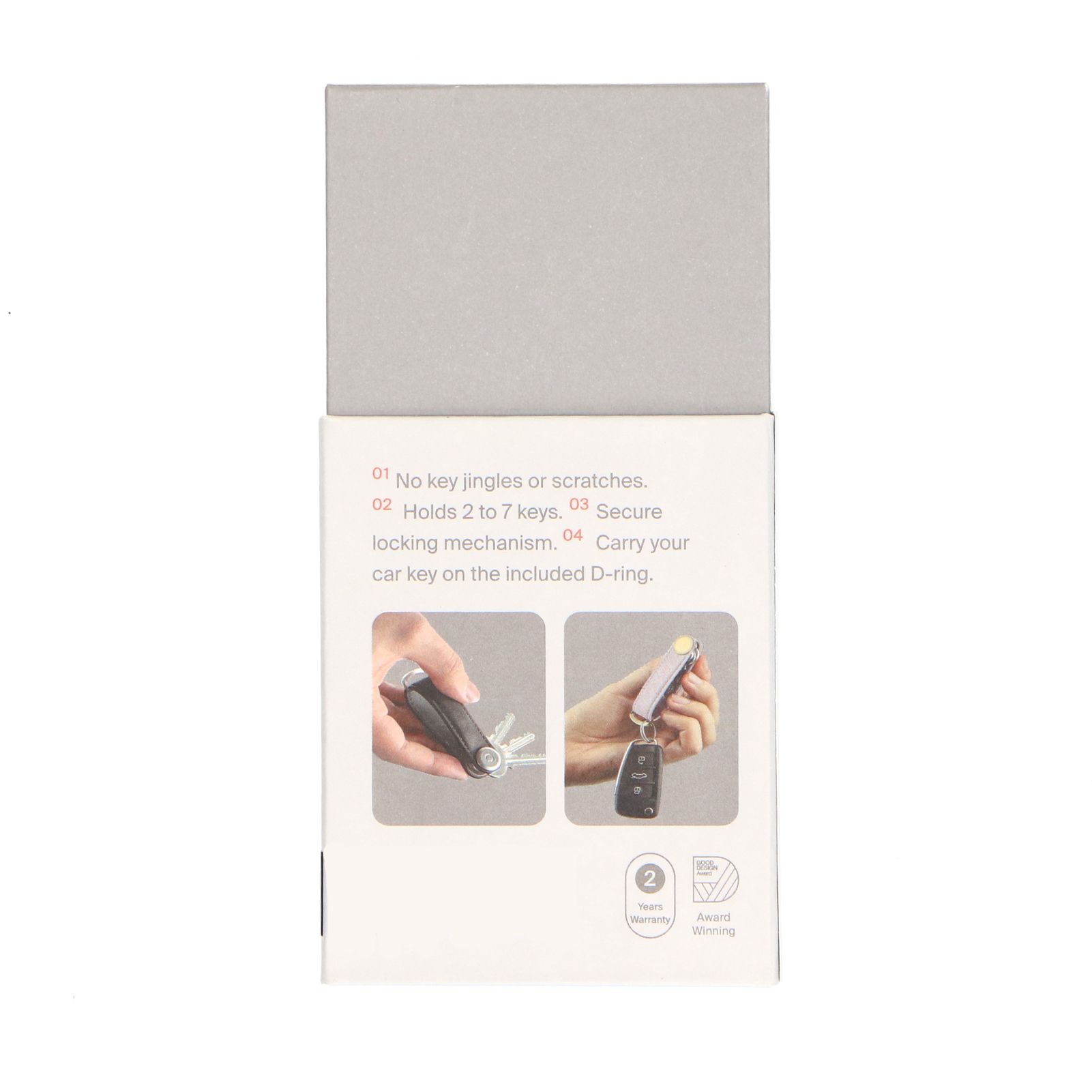 Bruine leren Orbitkey sleutelhanger