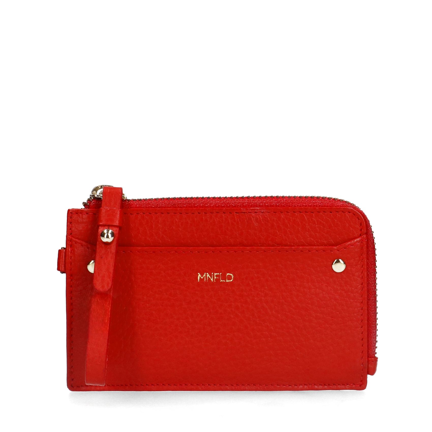 Rotes Leder-Portemonnaie