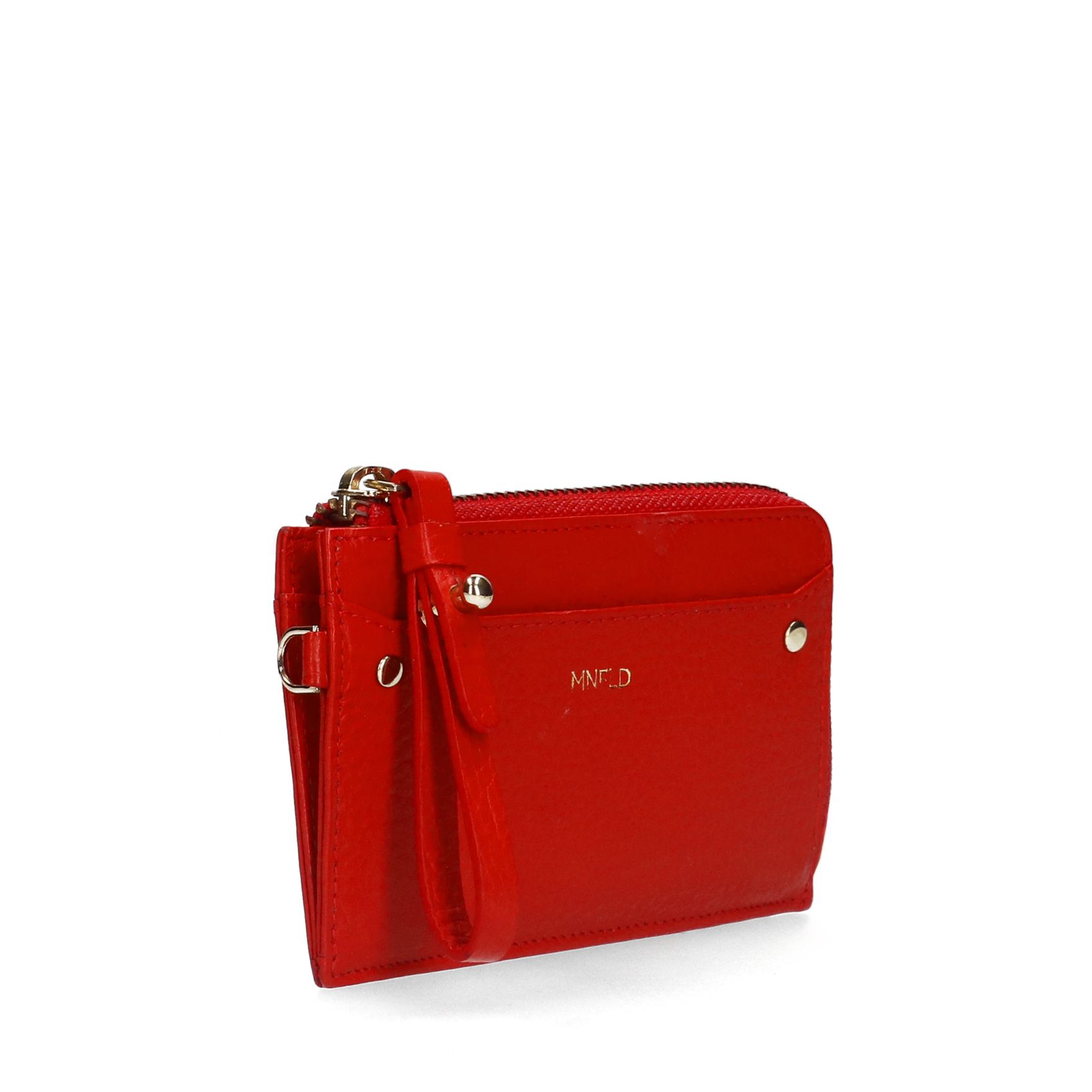 Rotes Leder-Portemonnaie