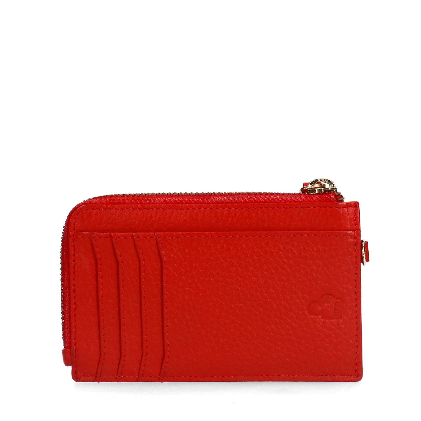 Rotes Leder-Portemonnaie