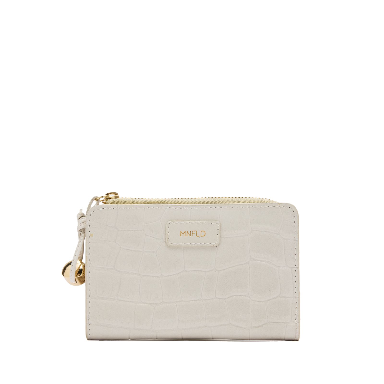 Witte lakleren portemonnee
