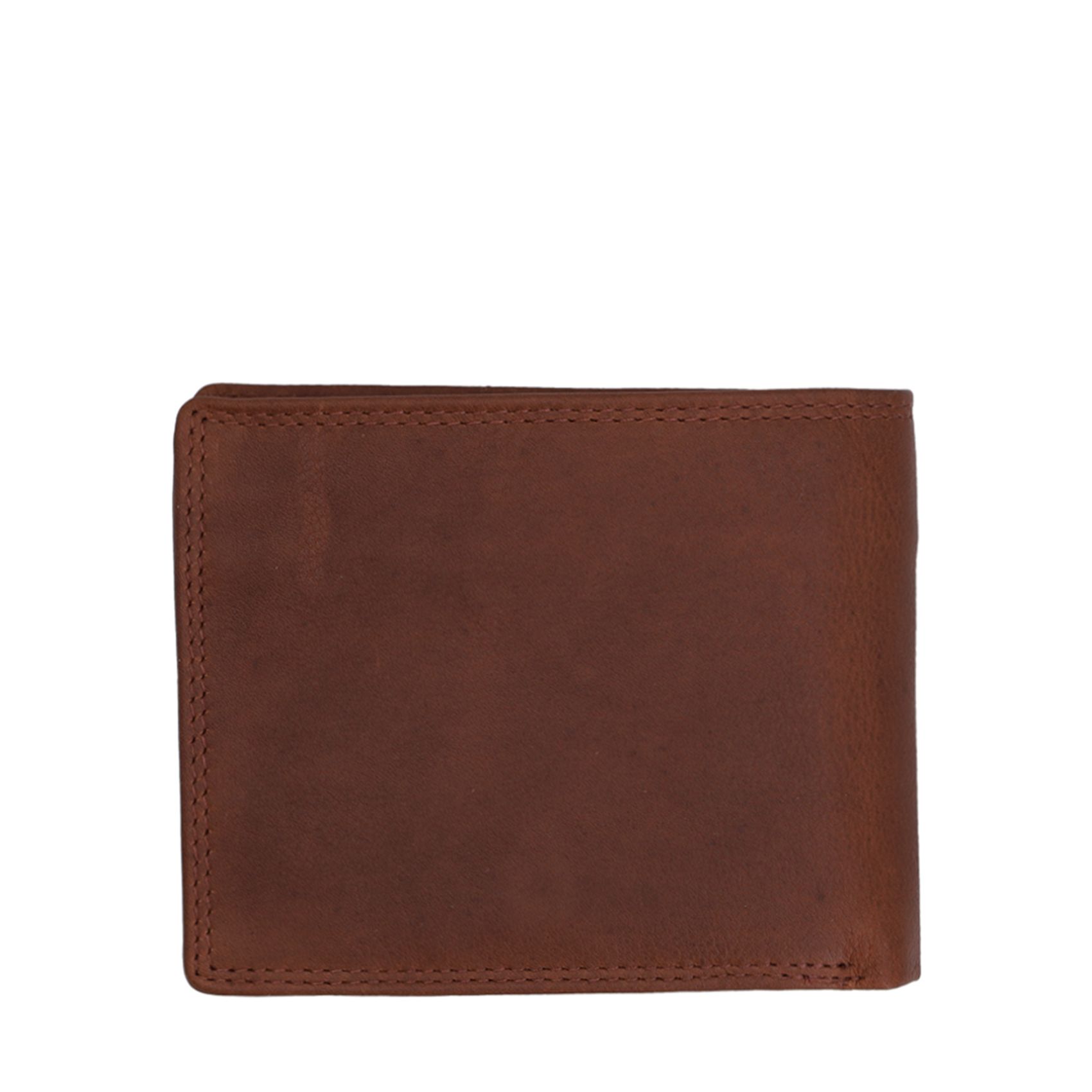 Cognac leren portemonnee