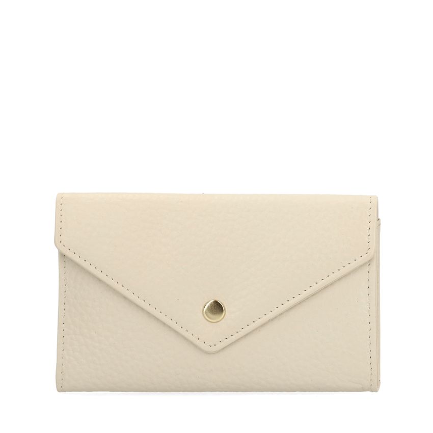Offwhite Leder-Portemonnaie