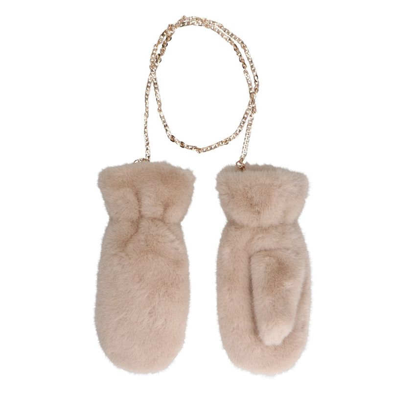 Beige wanten