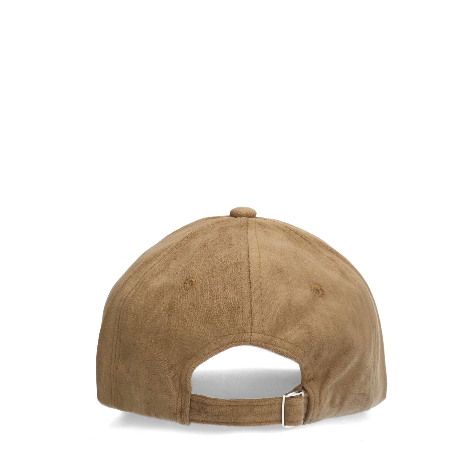 Braune Veloursleder-Kappe