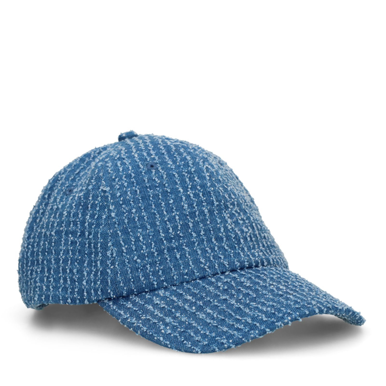 Blauwe denim pet