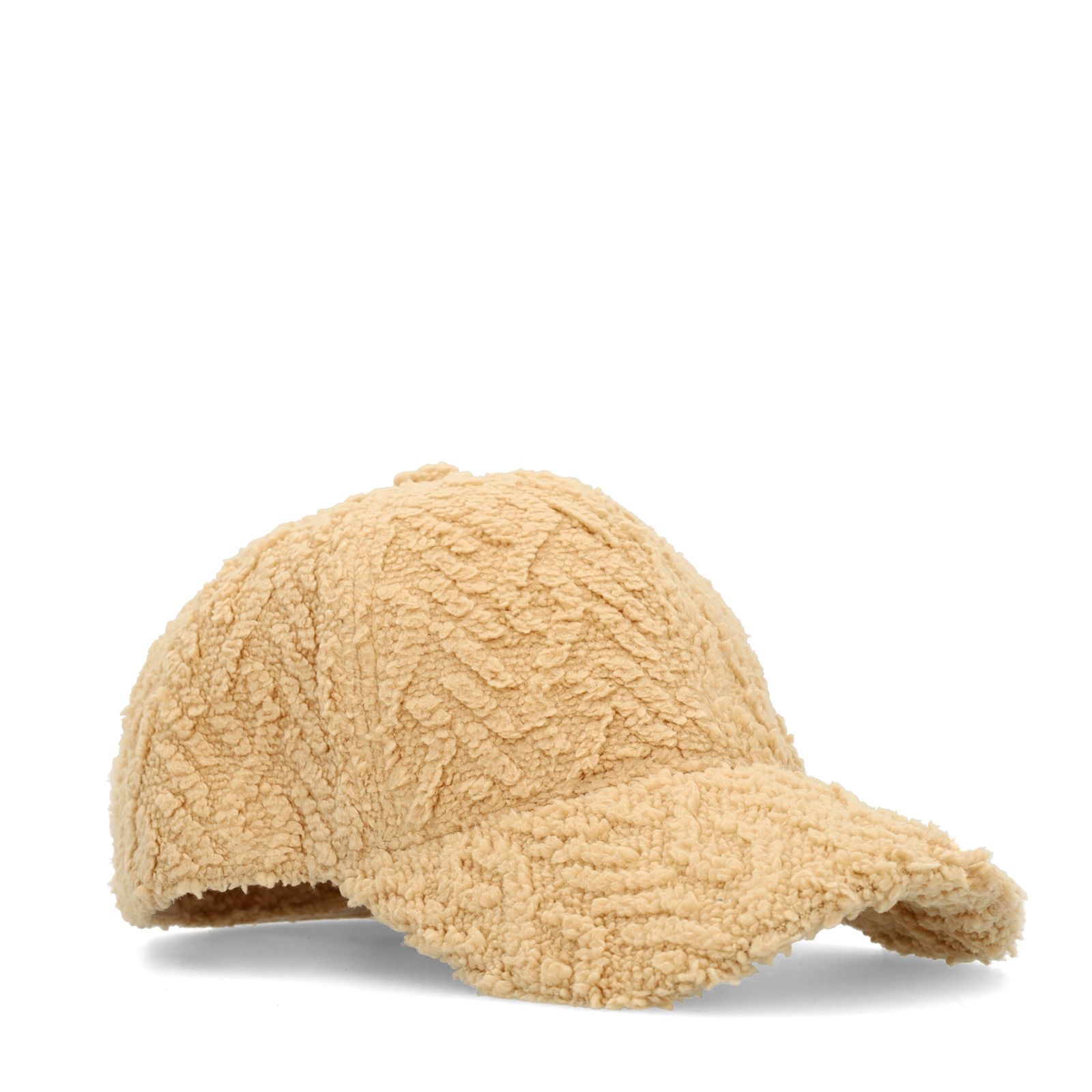 Beigefarbene Kappe